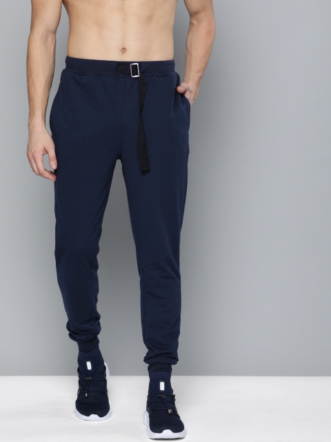 

Harvard Men Navy Blue Solid Joggers