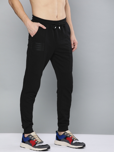 

Harvard Men Black Solid Joggers