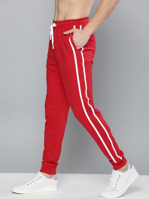 

Harvard Men Red Solid Joggers