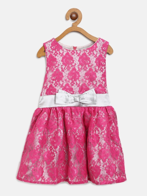

Nauti Nati Girls Pink Lace Fit and Flare Dress