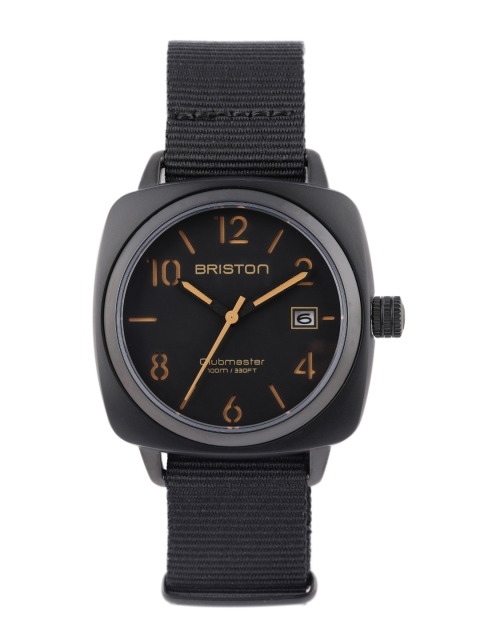 

BRISTON Men Black CLUBMASTER CLASSIC Analogue Watch 14240.PBAM.B.4.NB
