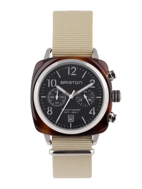 

BRISTON Men Black CLUBMASTER CLASSIC Analogue Watch 13140.SA.T.1.NK