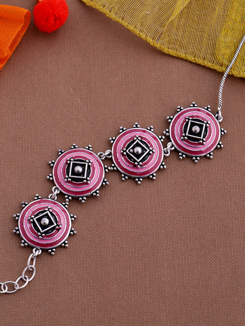 

Studio Voylla Women Silver-Plated Bracelet