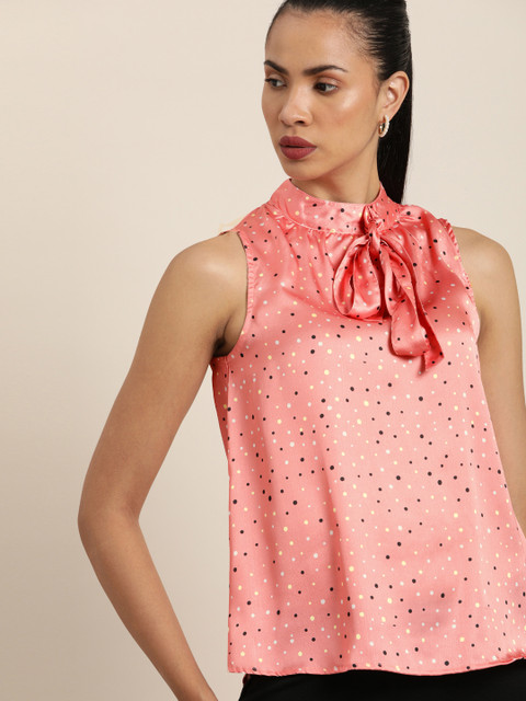 

Moda Rapido Women Pink Printed Top