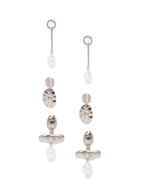 

Forever New Set of 3 Gold-Toned Drop Earrings