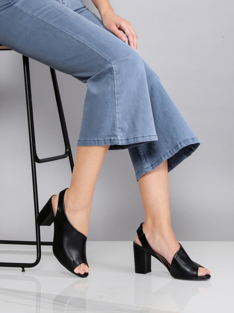 

Roadster Women Black Solid Block Heels