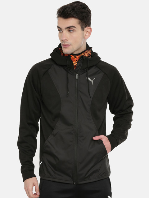 

Puma Men Black Solid Sporty Jacket