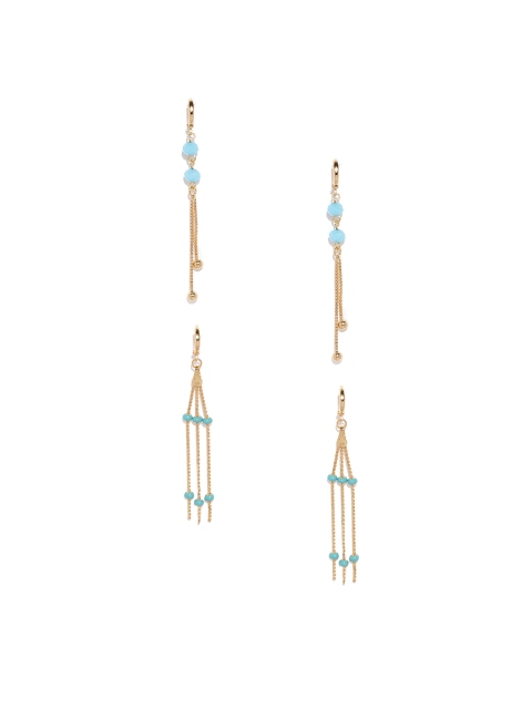 

Blisscovered Women Set of 2 Drop Earrings, Blue