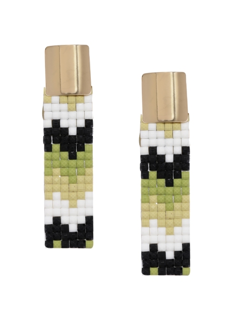 

Blisscovered Multicoloured Geometric Drop Earrings, Multi