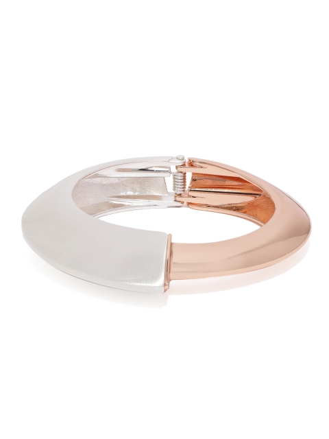 

Blisscovered Gold & Silver-Toned Cuff Bracelet