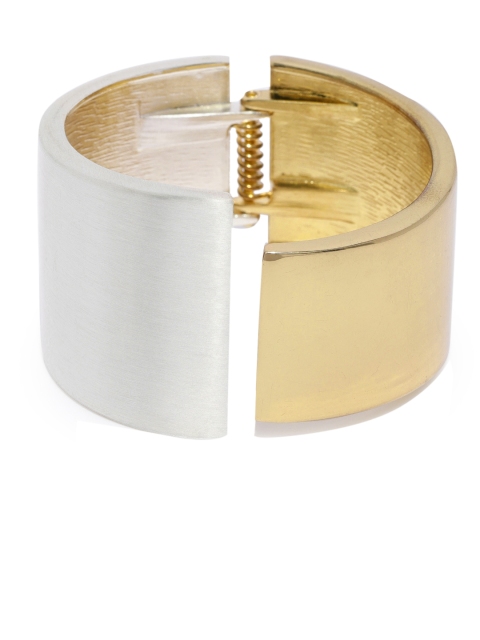 

Blisscovered Women Gold & Silver-Toned Cuff Bracelet