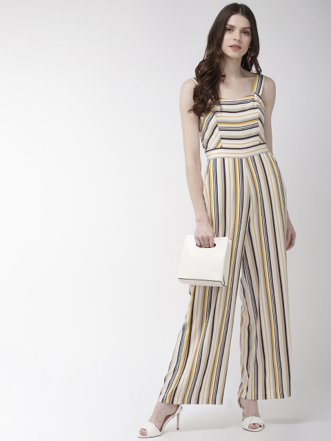 

20Dresses Women Multicoloured Striped Basic Jumpsuit, Multi