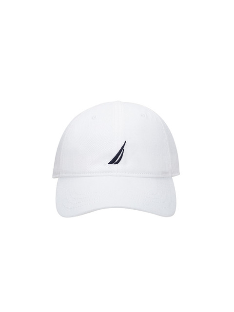 

Nautica Men White Solid Baseball Cap