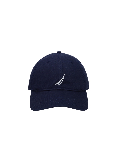 

Nautica Men Navy Blue Solid Snapback Cap