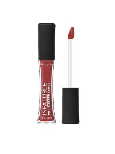 

LOreal Infallible Pro Matte Lip Gloss - Bare Attraction 318 6.3ml, Brown