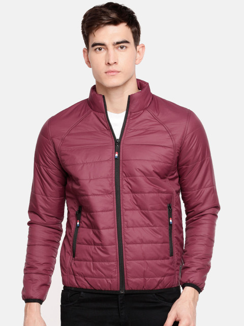 

SPYKAR Men Purple Solid Insulator Puffer Jacket