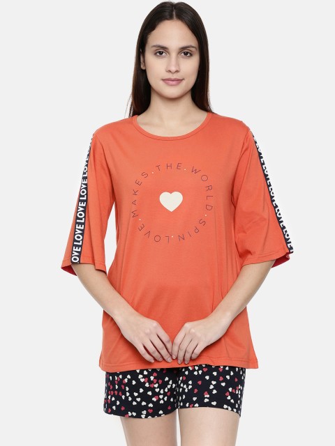 

Clt.s Women Orange Night suit
