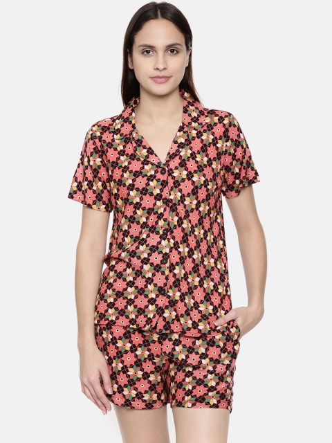 

Clt.s Women Multicoloured Printed Night suit, Multi