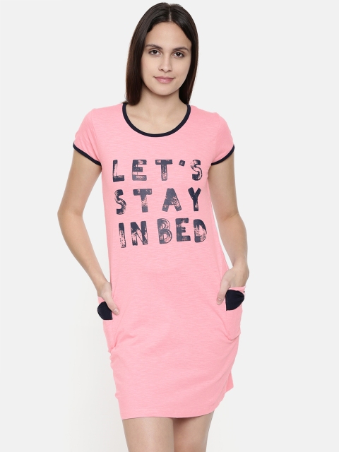 

Clt.s Pink Printed Nightdress