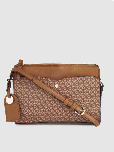 

Accessorize Tan Brown Printed Sling Bag