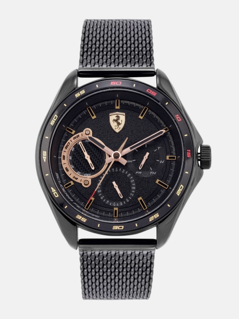 

SCUDERIA FERRARI Speedracer Men Black Analogue Watch 0830686