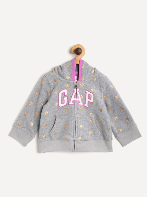 

GAP Girls Logo Hoodie Sweatshirt, Grey