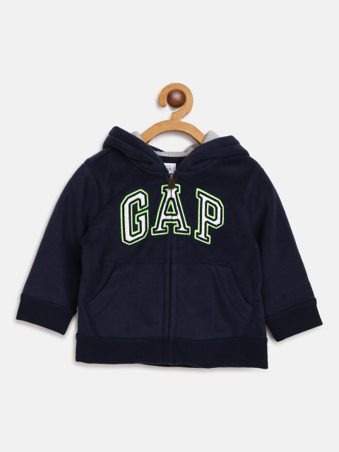 

GAP Boys Navy Blue Applique Hooded Sweatshirt