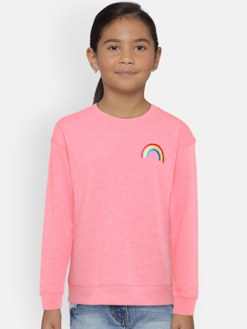 

GAP Boy's Pink Graphic Crewneck Sweatshirt
