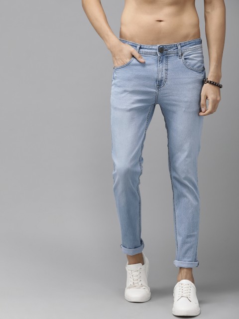 

Roadster Men Blue Skinny Fit Mid-Rise Clean Look Stretchable Jeans