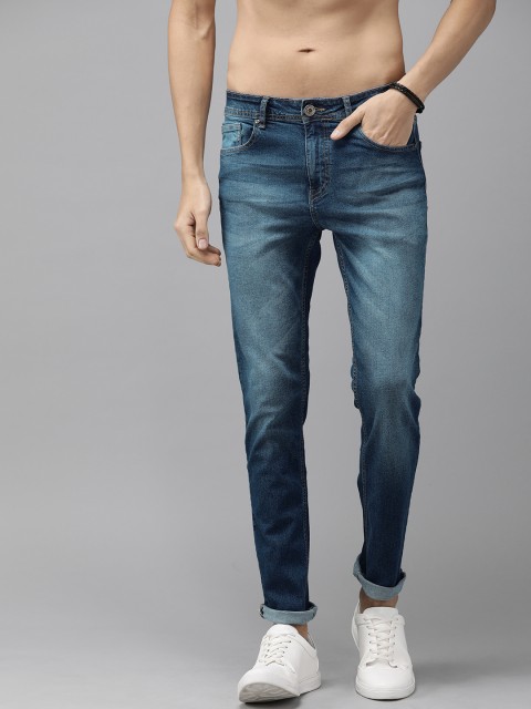 

Roadster Men Blue Skinny Fit Mid-Rise Clean Look Stretchable Jeans