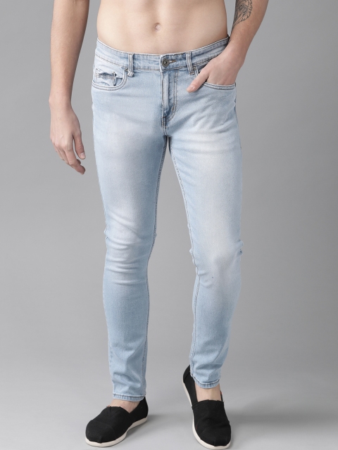 

Roadster Men Blue Skinny Fit Mid-Rise Clean Look Stretchable Jeans
