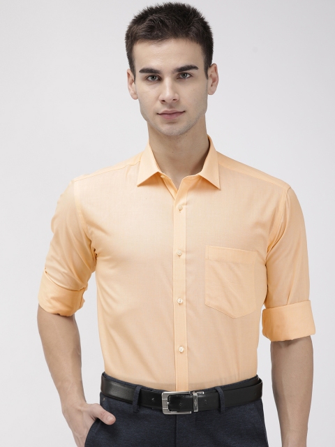 

Park Avenue Men Orange Slim Fit Solid Formal Shirt