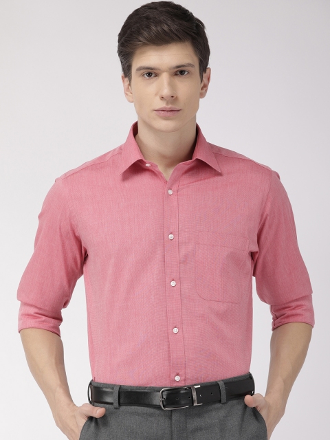 

Raymond Men Red Slim Fit Solid Formal Shirt