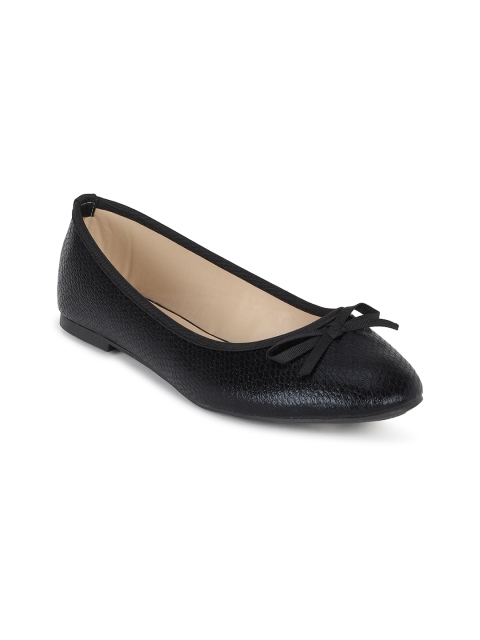 

Allen Solly Women Black Solid Leather Ballerinas