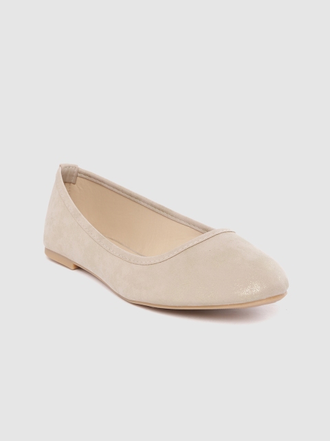 

Allen Solly Women Beige Solid Ballerinas