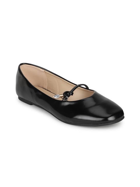 

Allen Solly Women Black Solid Leather Ballerinas