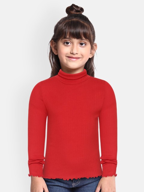 

Marks & Spencer Red Ribbed Top