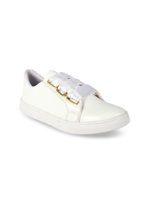 

ZAPATOZ Women White Sneakers
