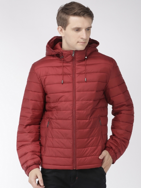 

Celio Men Maroon Solid Water Resistant Light Weight Puffer Jacket