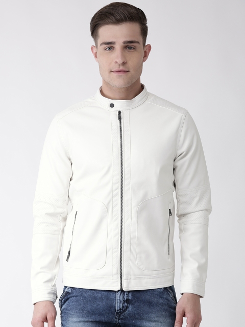 

Celio Men White Solid Tailored Jacket