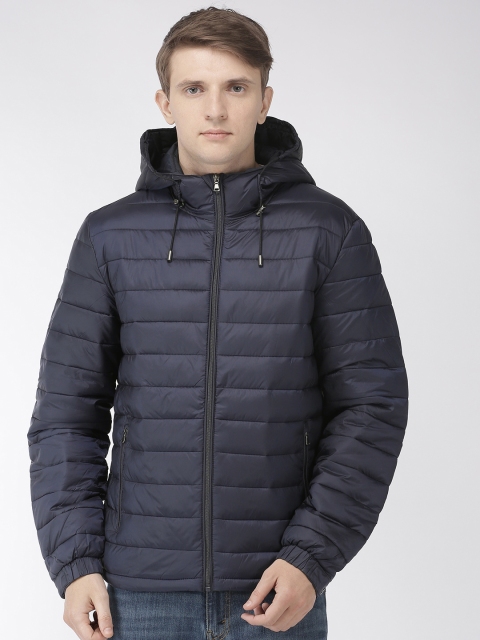 

Celio Men Navy Blue Solid Water Resistant Puffer Jacket