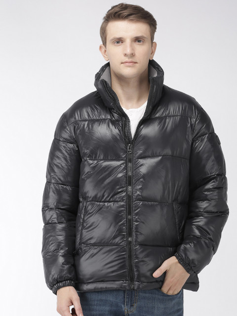 

Celio Men Black Solid Water Resistant Puffer Jacket