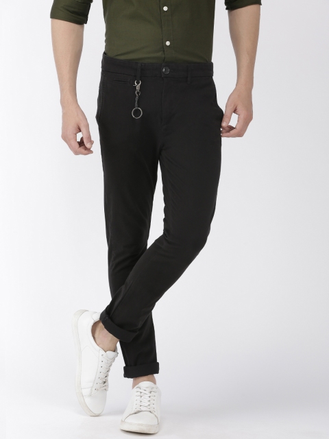 

Celio Men Black Skinny Fit Solid Chinos