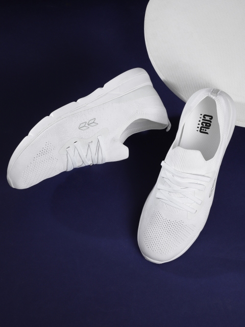 

Crew STREET Men White Running Shoes