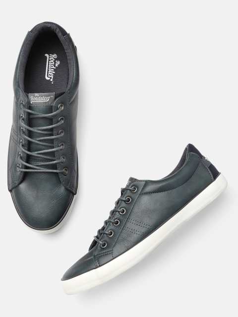 

The Roadster Lifestyle Co Men Navy Blue Solid Sneakers