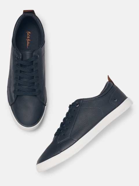 

Mast & Harbour Men Navy Blue Sneakers