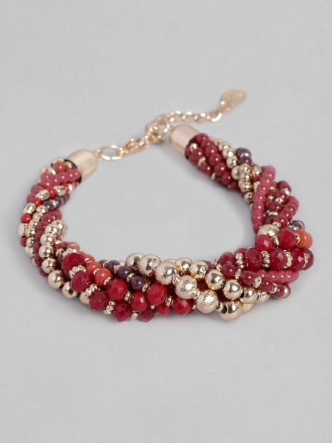 

Accessorize Women Red Beaded Bracelet