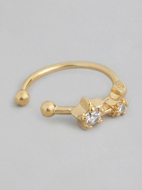 

Accessorize Gold-Toned Circular Ear Cuff