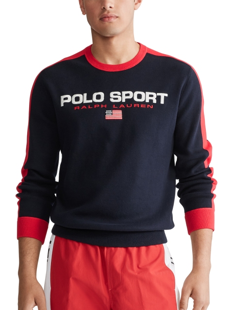 

Polo Ralph Lauren Polo Sport Cotton Sweater, Navy blue