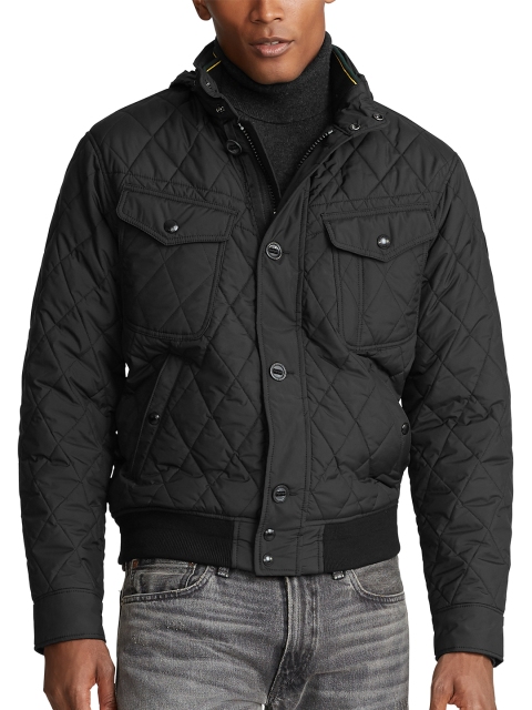 

Polo Ralph Lauren Quilted Bomber Jacket, Black